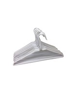 Pack Of 30 Wire Hangers Steel Metal Drip Dry Coat Clothes Hangers With P... - £28.52 GBP