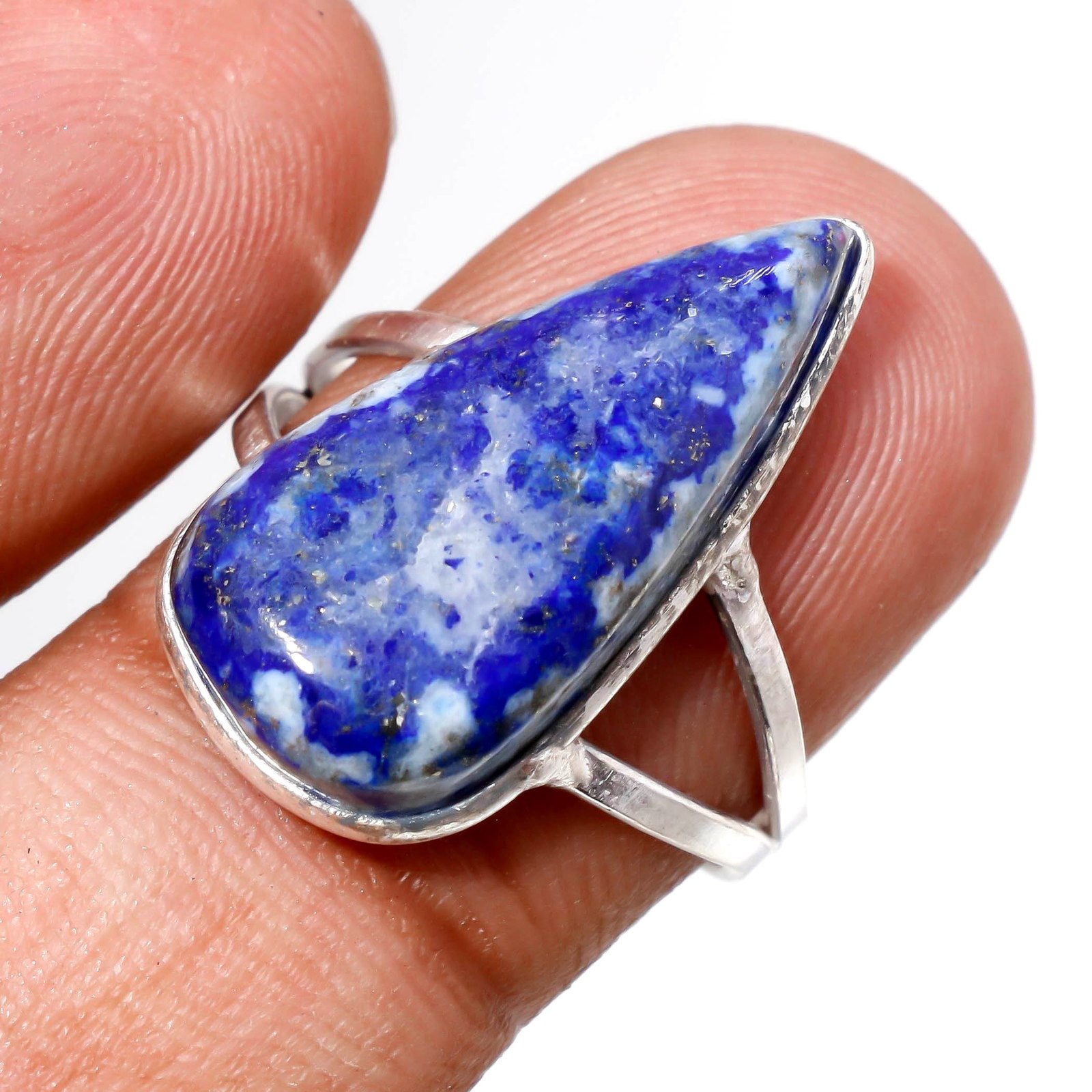 Primary image for Lapis Lazuli Gemstone Handmade Fashion Antique Gift Ring Jewelry 8.25" SA 7102