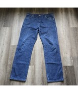 Vintage Wrangler Cowboy Cut  Jeans 13MWZ Mens 35x32 90&#39;s Western Denim R... - £31.45 GBP