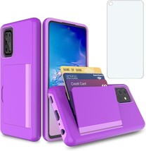 Asuwish Compatible With Moto G Stylus 2021 4G Case And, 1 Women Men Purple - £31.16 GBP