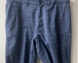 Hang Ten Men&#39;s  34 Blue Plaid Stretch Lightweight  Shorts - $15.35