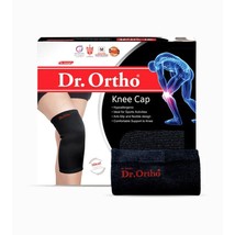 Dr. Ortho Knee Cap Complete Knee Support, Gym, Breathable Fabric Black 2 Pieces - £21.25 GBP