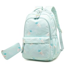 Cute Radish Print School Backpa For Teen Girls School Bookbags Kids Lightweight  - £64.78 GBP