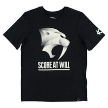 Nike Mens Graphic Score At Will T Shirt Size Medium Color Black Grey White - £46.53 GBP