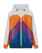 Kenzo Men&#39;s Color Block Sport Windbreaker Jacket Multicolor-Medium - $289.99