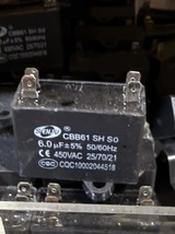 Senju CBB61 SH So capacitor Motor Run Capacitor 6.0µF 450V AC - $357.16 MXN