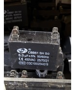 Senju CBB61 SH So capacitor Motor Run Capacitor 6.0µF 450V AC - $349.66 MXN