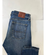 Hollister Mens California Skinny Fit Epic Flex Jeans Size 32 X 32 Dark Wash - £19.31 GBP