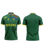 South Africa ODI World Cup Half Sleeves Cricket Fan Jersey - 100% Dryfit - $29.99