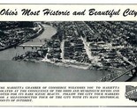 Marietta Ohio Brochure Tour of Ohio&#39;s First City 1950&#39;s Photos Map History - £29.67 GBP