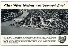 Marietta Ohio Brochure Tour of Ohio&#39;s First City 1950&#39;s Photos Map History - $37.72
