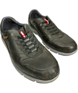 Pikolinos Fuencarral men&#39;s leather grey/blue leather slip-on sneakers 45... - $55.58 CAD