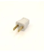 Leviton 123-7 Non-Polarized Easy Wire Plug, 125 V, 10 A, 2 P, 2 W, White - £11.75 GBP