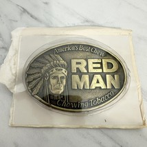 Vintage Deadstock Red Man Chewing Tobacco Belt Buckle - $19.79