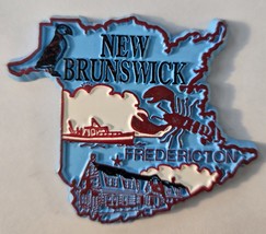 New Brunswick Fredericton 4 Color Canadian Province Fridge Magnet - $6.99