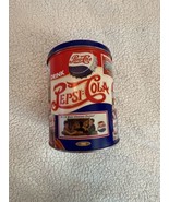 Pepsi Cola Popcorn Tin 1994 Houston Food Co. Pepsi Cola 7 Inches Tall - $180.56 MXN