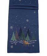 Magico Woodland Natale Ricamato Runner da Tavolo - 35.6cm x 190cm - $49.67
