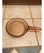 Corning Vision Cookware • Amber • 7” Waffle / Skillet Fry Pan • Made In ... - $15.75