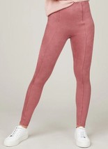 SPANX Faux Suede Leggings in Dusty Rose - Size Small - £54.75 GBP