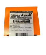 NEW 12 Pack Sundown Silver Star Stainless Steel Cow Magnets For Hardware... - €33,52 EUR