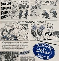 1949 Ford Genuine Parts Replacements Advertisement Vintage Automobilia E8L - $11.25