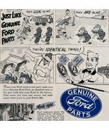 1949 Ford Genuine Parts Replacements Advertisement Vintage Automobilia E8L - €21,60 EUR