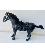 Wild Wild West Black Horse Figure Burger King Meal Prize Toy Rare 1999 V... - £5.84 GBP