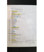 MICHAEL JACKSON CIRQUE - ORIGINAL NOT A COPY ST LOUIS CONCERT USED SETLIST - $102.57 CAD