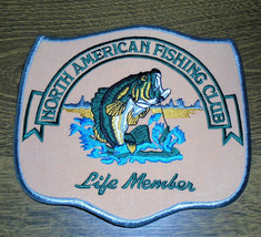 North American Fishing Club Lifetime Member Patch Bass  - £6.32 GBP