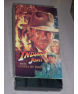 VHS Indiana Jones and the tmeple of Doom movie - $7.00