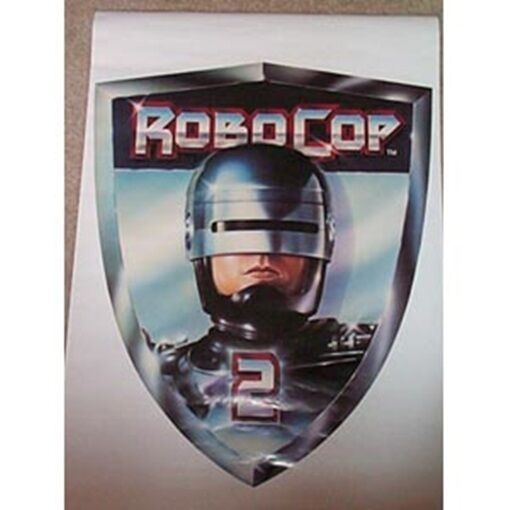 Robocop 2 Movie Face and Police Badge Poster - $5.00