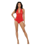 Sensuous Halter Tie Heart Cami &amp; Thong Red - M/L - New w/Tag - $17.38