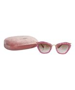 Miu Miu 10N Gold Pink Special Project MU10NS Glitter Cat-Eye Sunglasses ... - $263.58 CAD