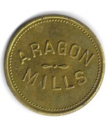 Vintage 1930s ARAGON COTTON MILLS Spooler Check Trade Token POLK GEORGIA... - £15.49 GBP
