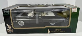 Road Signature 1959 Chevy Impala Convertible 1:18 Scale Diecast Model Car Black - £39.46 GBP