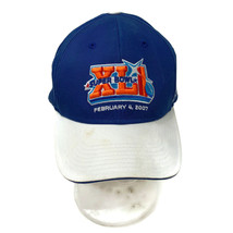  2007 Superbowl XLI 41 NFL Reebok Men's Baseball Hat Cap Adjustable Blue White - $13.96