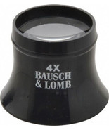 4X BAUSCH &amp; LOMB WATCHMAKERS EYE GLASS WATCH LOUPE MAGNIFIER  81-41-73 - $40.68 CAD