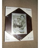 Home Profiles Two Pack 5 x 7 Quality Wood Photo Frames (New) - £8.56 GBP