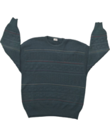 Marz Munchen Vintage Men Fair Isle Sweater 1990s Pure Wool Sz Large Waff... - $39.16 CAD