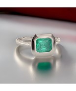 Natural Solitaire Emerald Ring 6.5 14k White G 1.22 Cts Certified $3,950... - $1,277.10