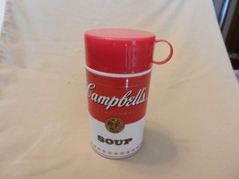 Campbell&#39;s Soup Red &amp; White Plastic Thermos from 2010 - £23.59 GBP