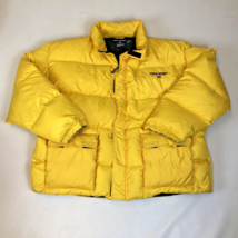Polo Sport Ralph Lauren Mens Down Puffer Full Zip Yellow Jacket Size XXL - $98.99