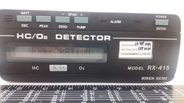 Riken Keiki RX-415 Hc/O2 detector protable gas monitor type HC Sensor DE... - £689.53 GBP