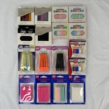 Lot of Vintage Birthday Candles 17 Boxes New Old Stock Hallmark Wilton B... - £26.74 GBP