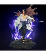 24cm Anime Naruto Figure Tiemu Uchiha Sasuke Action Statue Model Doll Toys - £33.73 GBP