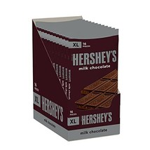 HERSHEY&#39;S Milk Chocolate XL Candy Bulk Gluten Free 4.4 oz Bars 12 Count 16 Pi... - £34.69 GBP