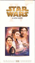 Star Wars IV A New Hope VHS Mark Hamill Harrison Ford Carrie Fisher - £1.61 GBP