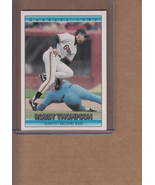 Robby Thompson 1992 Donruss #52 San Francisco Giants Baseball Trading Card - $4.00