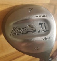 King Cobra Oversize Ti Titanium 7 Wood 22 Degree Offset RH Graphite R Flex - $556.23 MXN