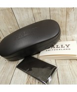 Bally Switzerland Dark Brown Eyeglass Sunglass Clamshell Hard CASE ONLY ... - $218.67 MXN